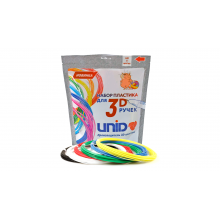 Набор пластика для 3D ручек: UNID KID-6 (по 5м. 6 цветов) KID6-2